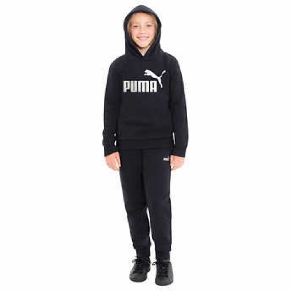 PUMA Youth 3-piece Fleece Set, Black - Picture 7 of 8